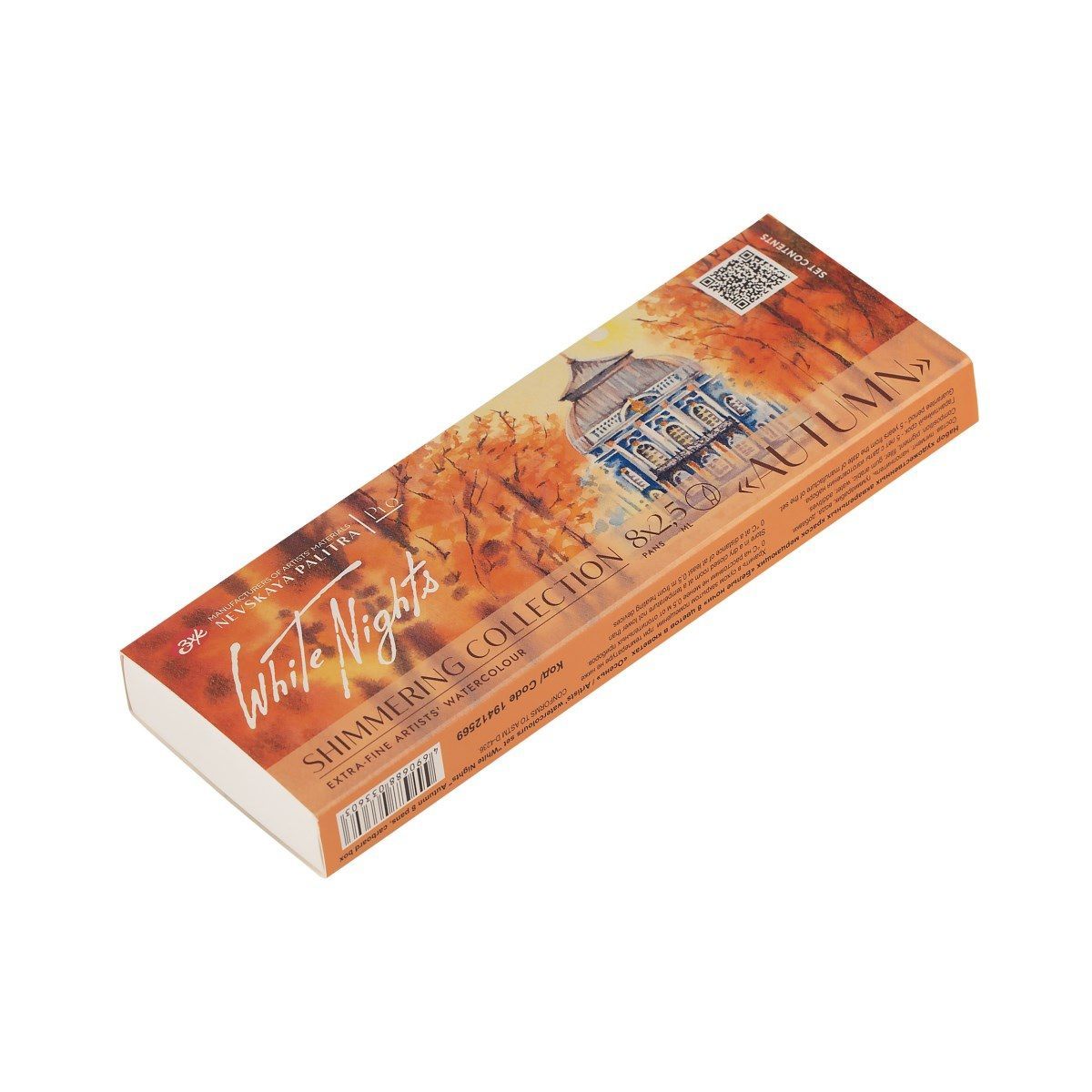 Acuarelas White Nights "Autumn" set de 8 pastillas