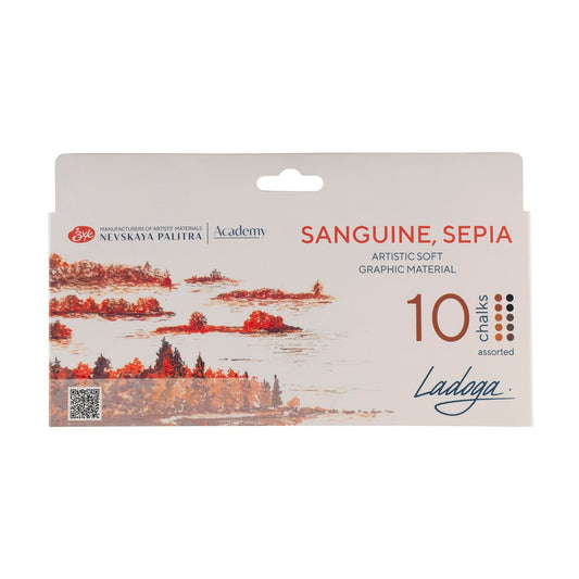 Sanguina y Sepia marca Ladoga 10 barras