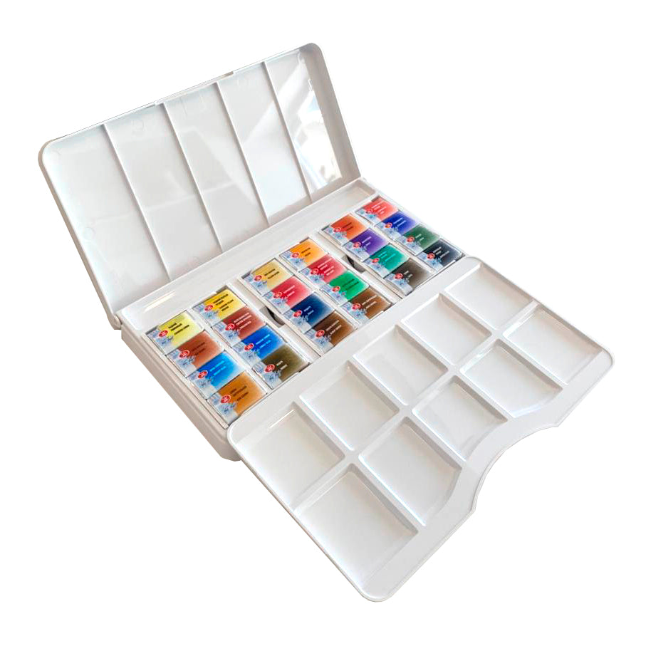 Acuarelas White Nights set de 24 pastillas