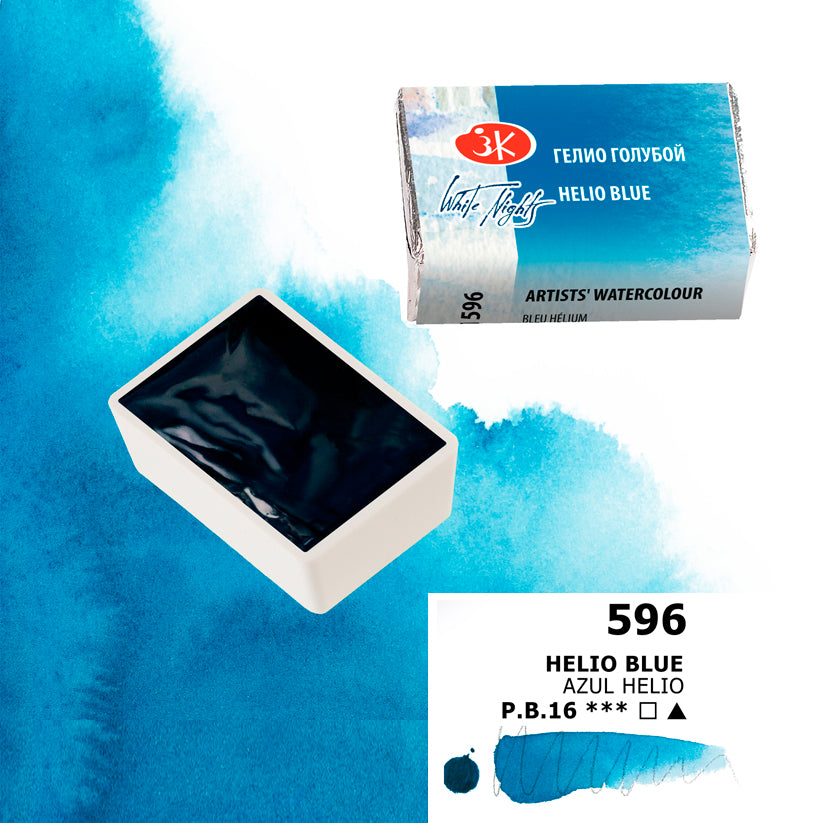 Acuarelas White Nights en pastillas individuales